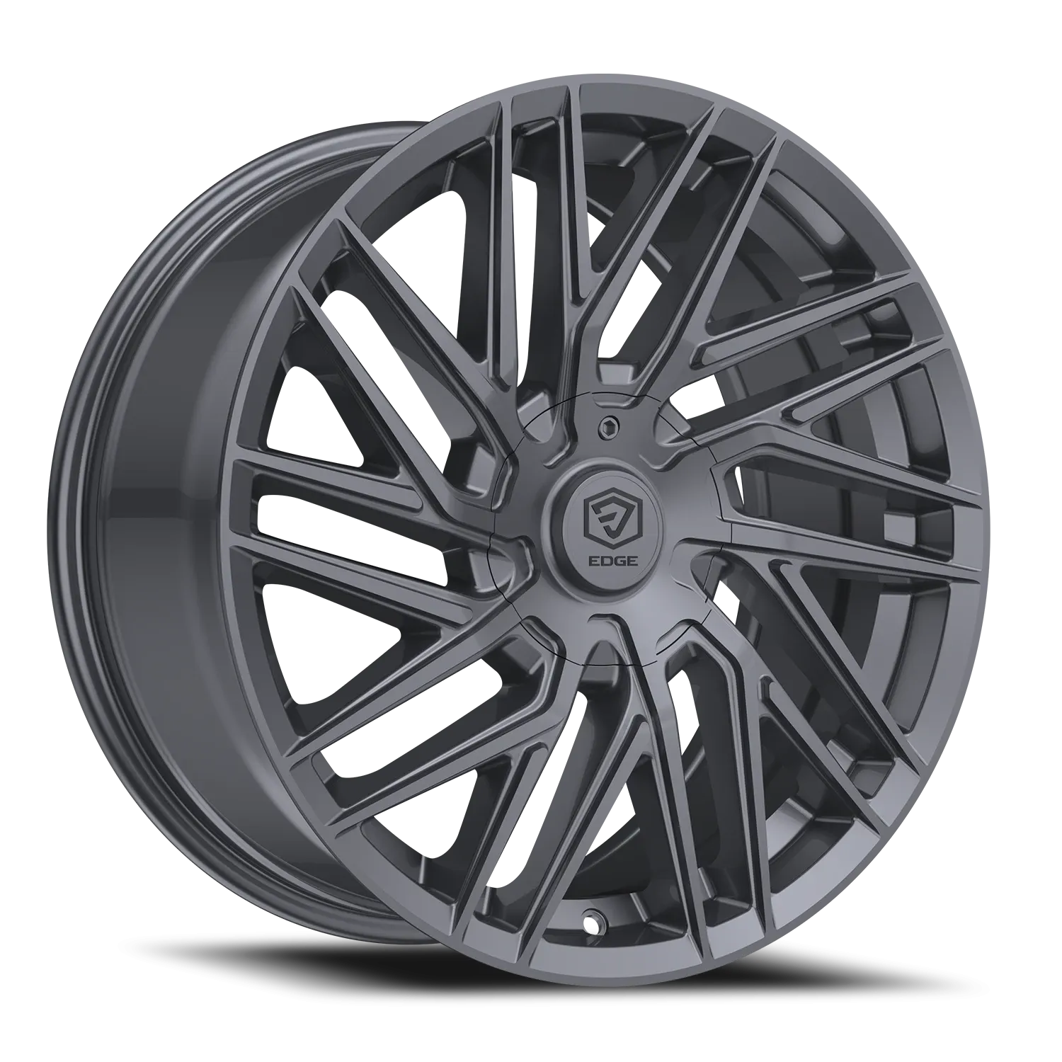 TIS 560BM 24X14 GLOSS BLACK W/MILLED ACCENTS